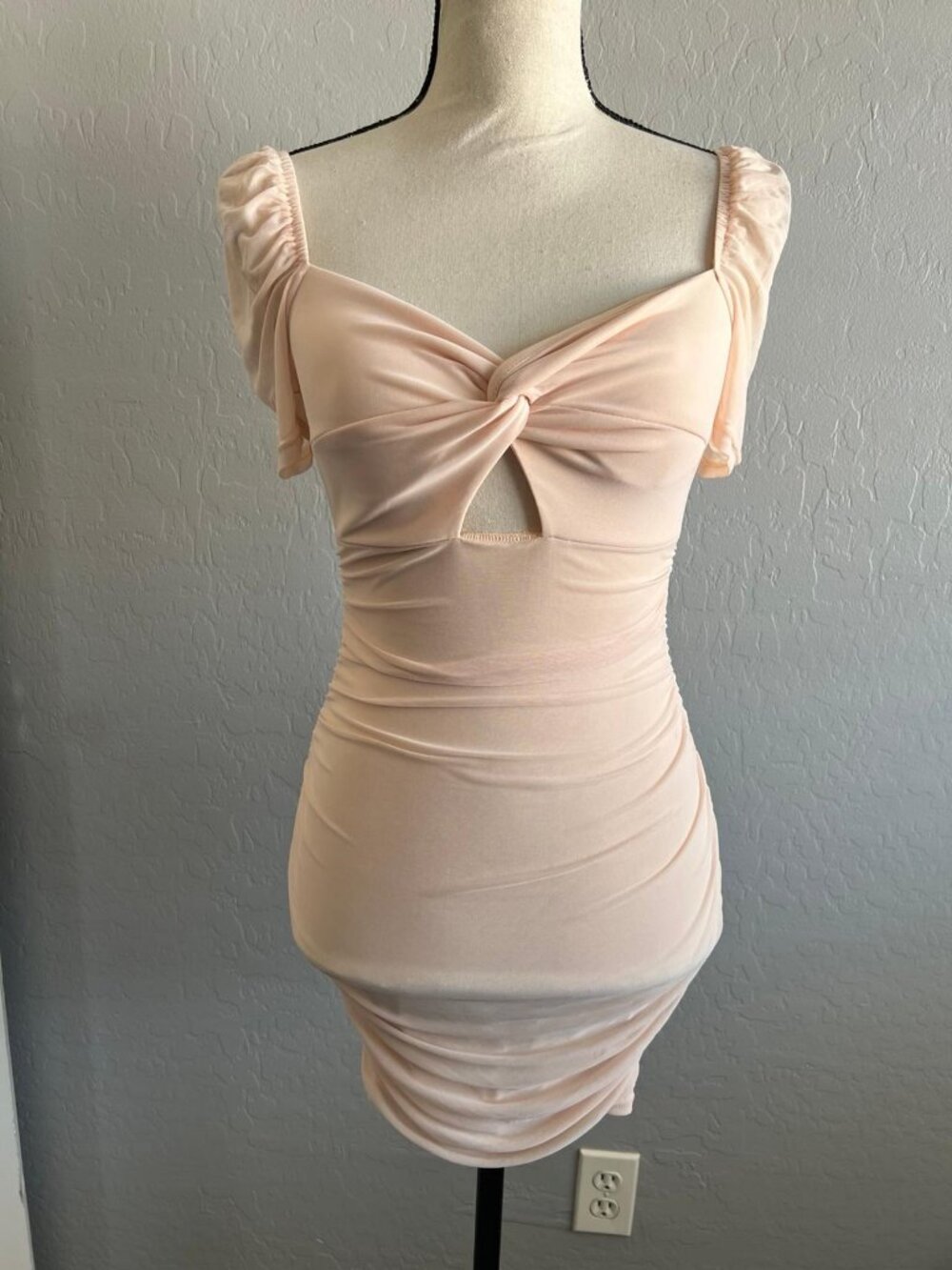 Twist Front Bodycon Dress